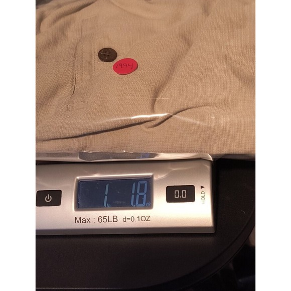 Tommy Bahama 100% Silk Relax Chino Pants Beige Pleated 36/30 Classic Casual 1994 - Picture 6 of 7